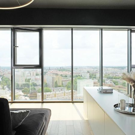 Hanza Tower - Luxurious Apartment 60M2 - 15Th Floor City View Szczecin Kültér fotó