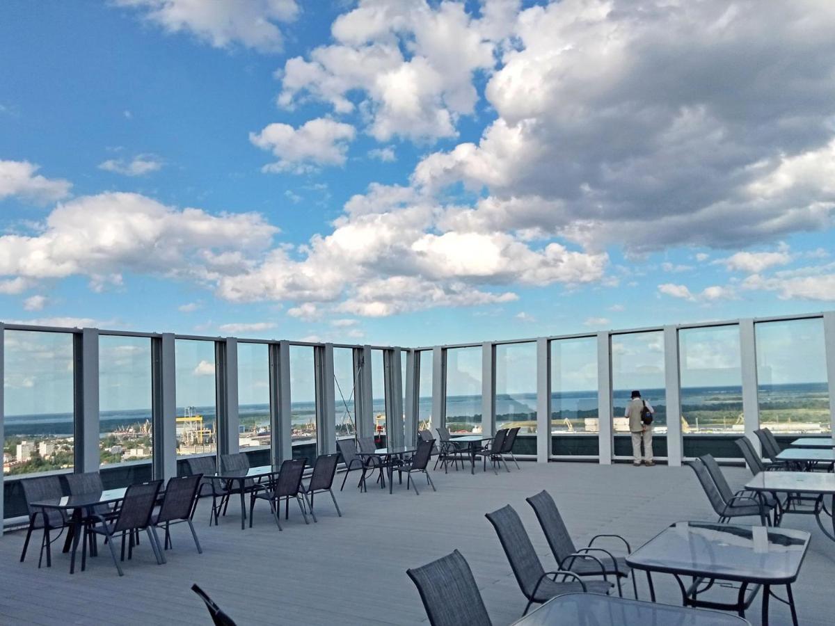 Hanza Tower - Luxurious Apartment 60M2 - 15Th Floor City View Szczecin Kültér fotó