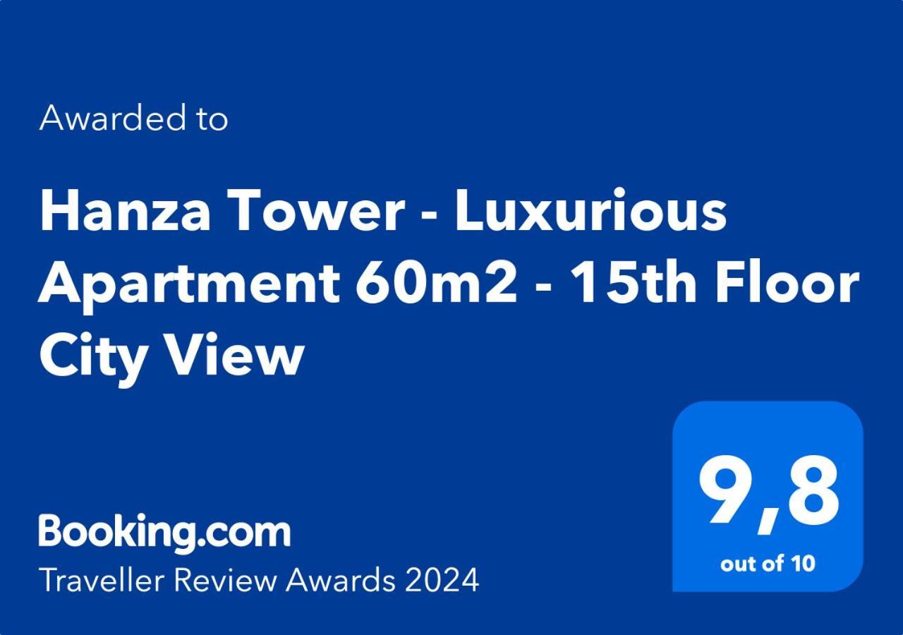 Hanza Tower - Luxurious Apartment 60M2 - 15Th Floor City View Szczecin Kültér fotó